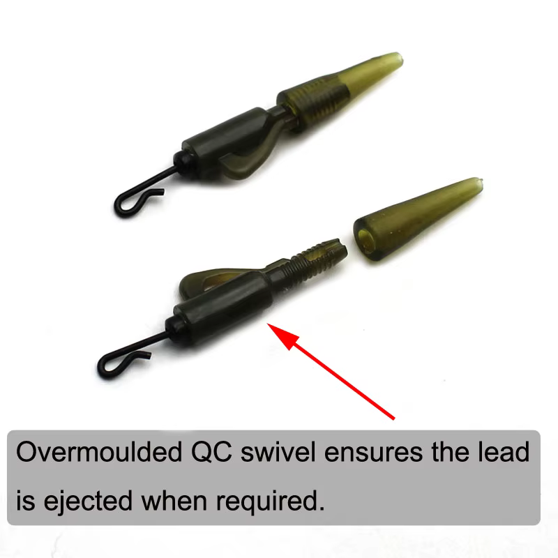 Clip Híbrido Cola de Goma para Hair Rig Carpfishing - imagen 5