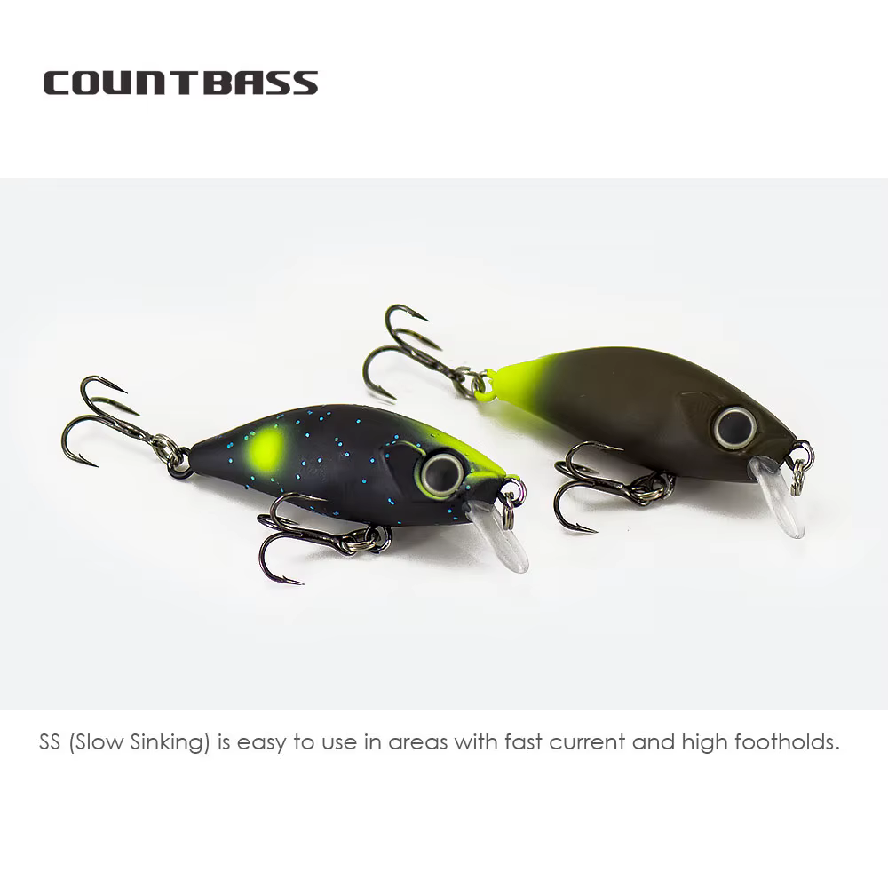 COUNTBASS Minnow Wobbler – Señuelo hundimiento lento 43mm 4,8g - imagen 5