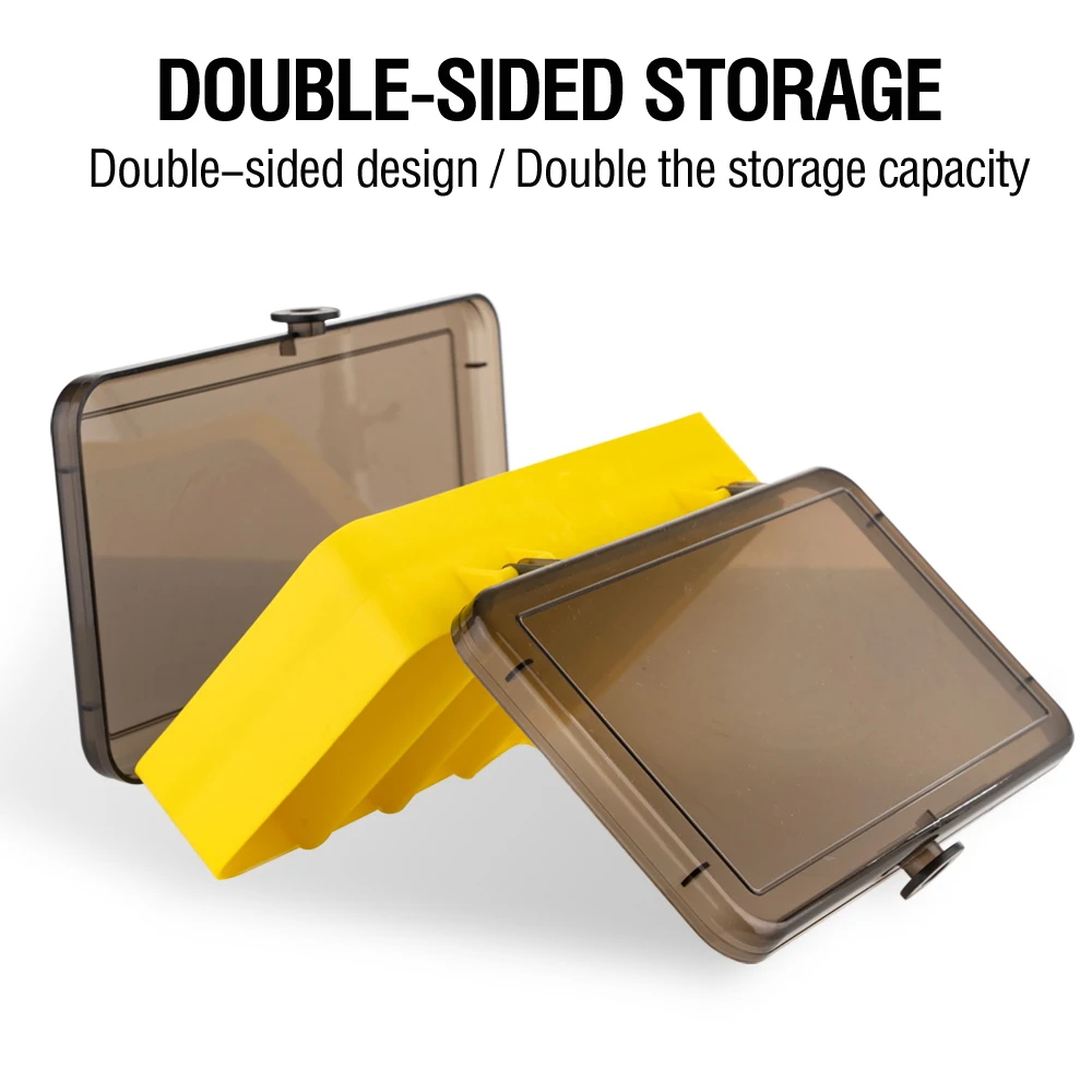 Caja de pesca portátil impermeable doble cara para señuelos y anzuelos - imagen 4