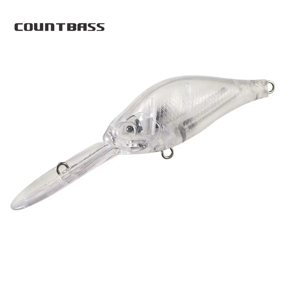 Countbass Crankbaits labio largo flotantes peso magnético sin pintar - imagen 3