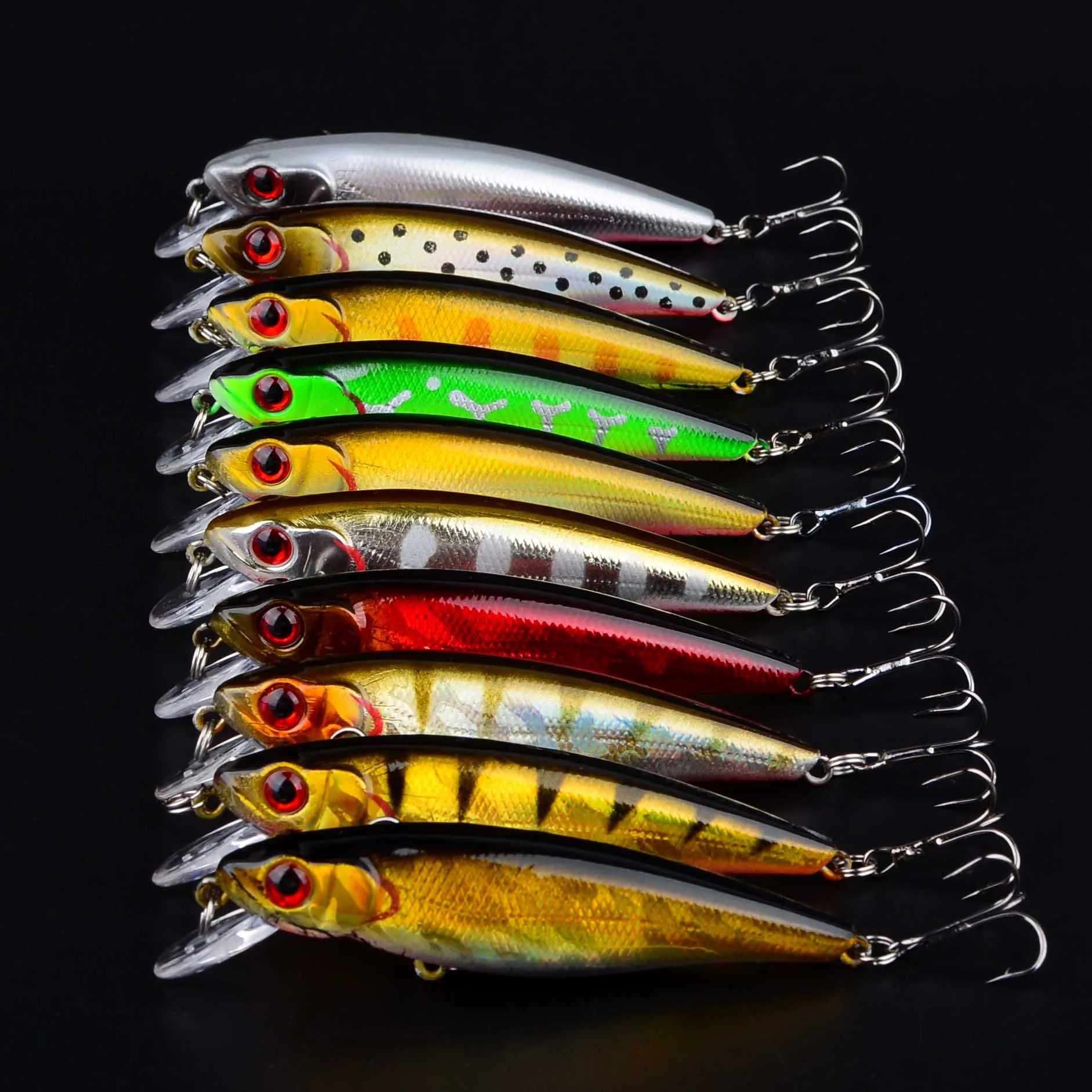 Señuelo preparado para la pesca