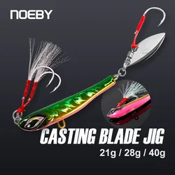 Noeby Plantilla Jigging Metal Hundido 21-40g para mar