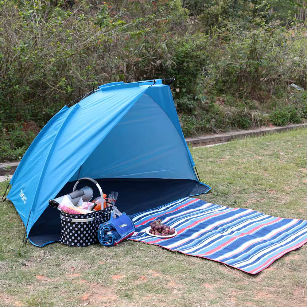 Refugio de sombra ultraligero para 2 – Protección UV playa pesca - imagen 2