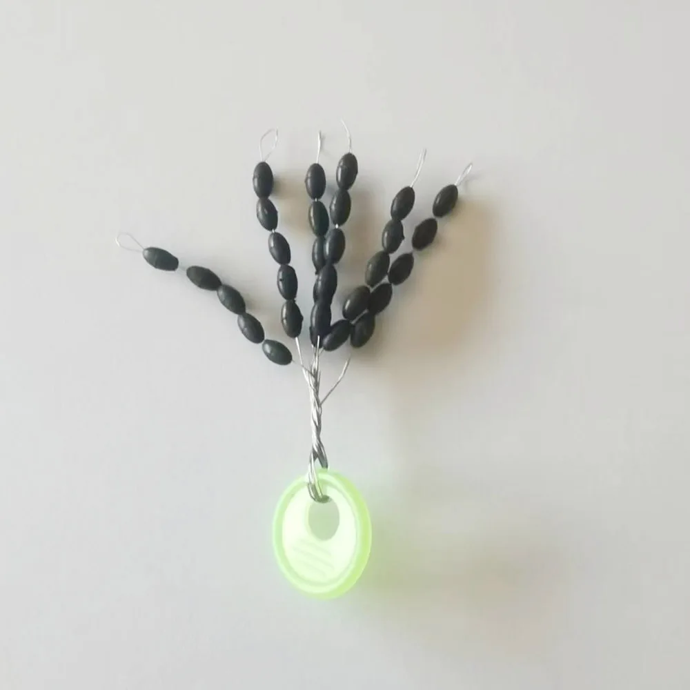 Topes flotantes de goma – Conectores ovalados para pesca - imagen 4