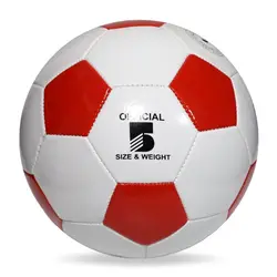Balón de Fútbol de PVC de Alta Calidad con Revestimiento Interior de Goma, Cosido a Máquina, Balón de Entrenamiento, Hilo de Nailon Resistente, Productos Deportivos