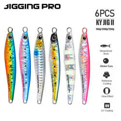 JIGGING PRO – Señuelo metálico UV luminoso para pesca vertical
