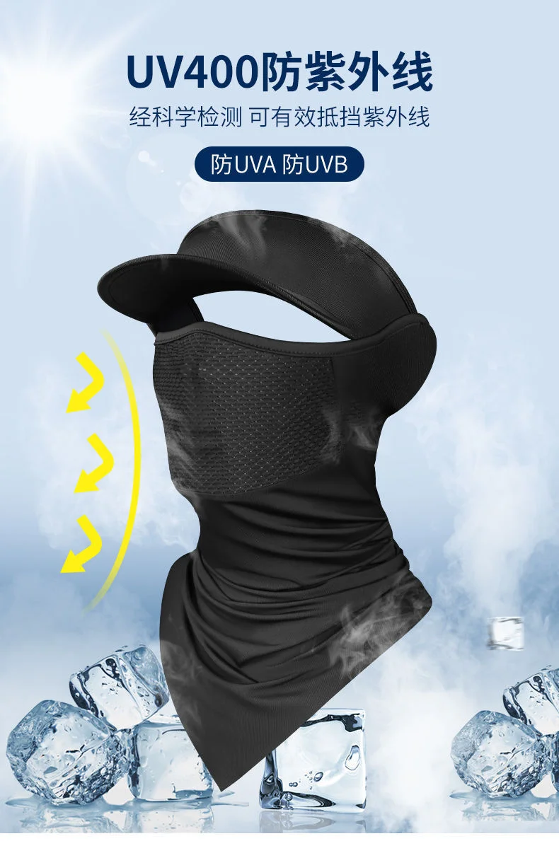 Pañuelo protector solar transpirable para verano