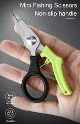 Alicates y tijeras mini para pesca con mosca: cortador de plomo