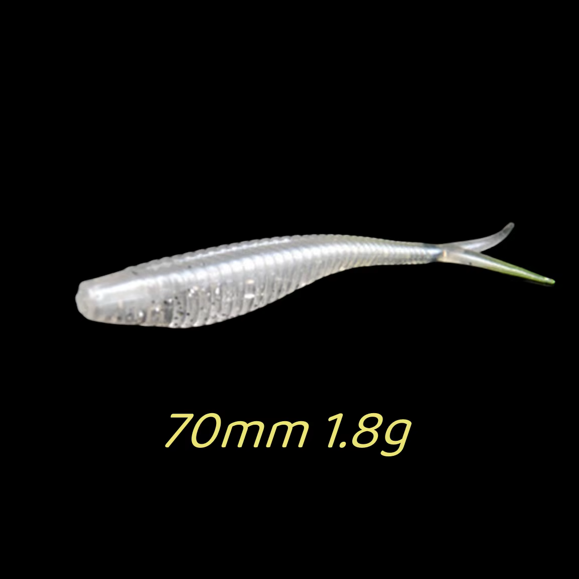 MUKUN Jerk Shad - Señuelo para lubina en vinilo blando 70mm 1,8 g - imagen 5