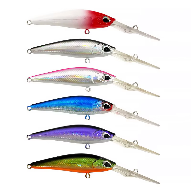 Bazooka Minnow Flotante – JerkBait Popper, señuelo duro para lubina - imagen 4