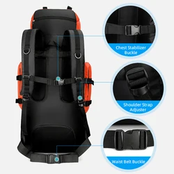Mochila de Pesca todoterreno gran capacidad con accesorios