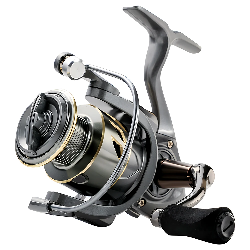 Carrete Spinning Agua Salada Metal con Arrastre Suave