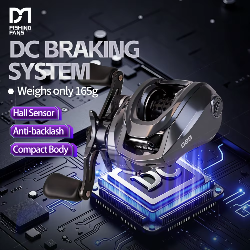 FISHINGFANS DC – Carrete de baitcasting con control digital - imagen 5