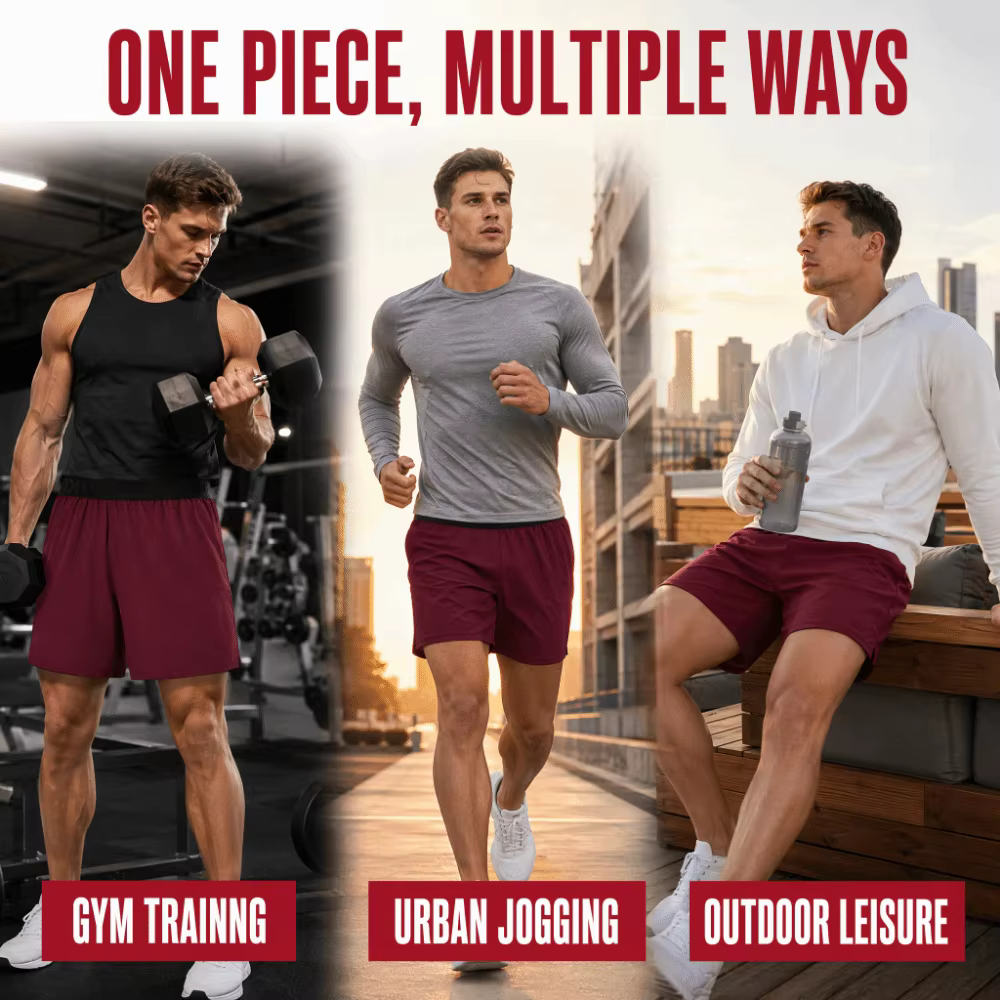 Pantalones Cortos de Deporte con Cintura Elástica y Secado Rápido - imagen 2