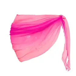 Vestido de playa corto de gasa con protección UPF y secado rápido