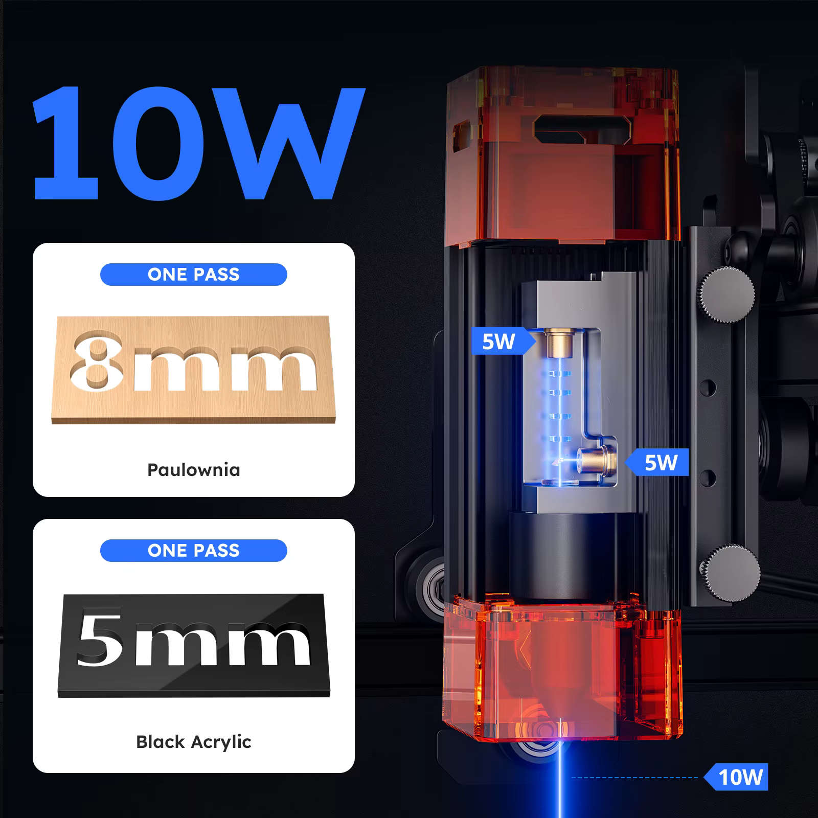 ATOMSTACK A10 PRO V2 Grabador láser profesional para madera y metal - imagen 2