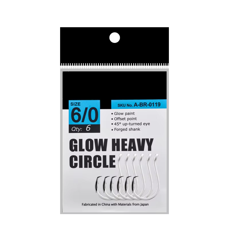 Jig Head BKK Iron con brillo nocturno – Pesca costera - imagen 5