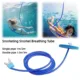 Tubo de snorkel de silicona anti-asfixia doble y ligero - imagen 4