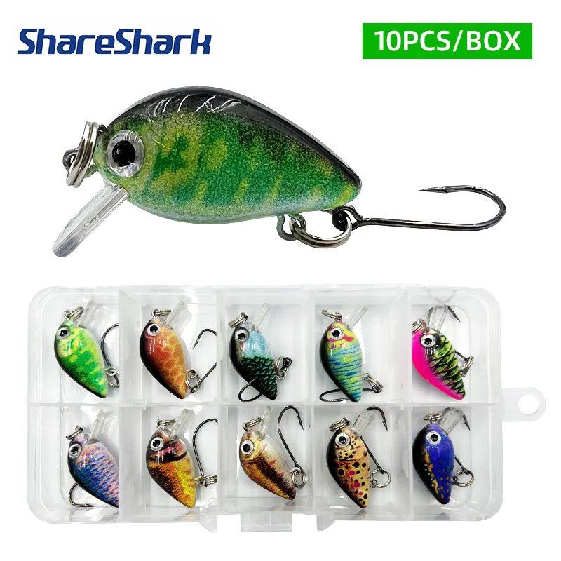 ShareShark Micro Minnow lengua larga cebo duro biónico para roca - imagen 5