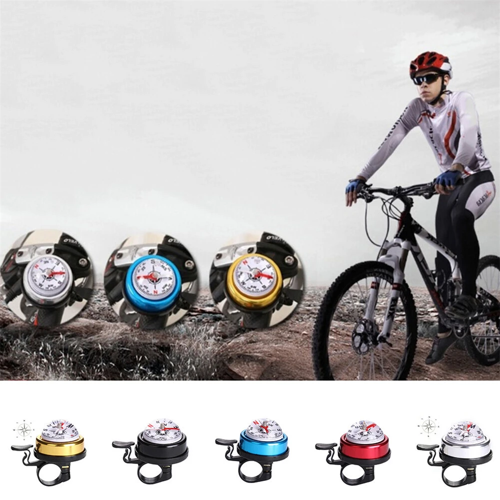 Timbre con brújula para manillar bicicleta carretera - imagen 5