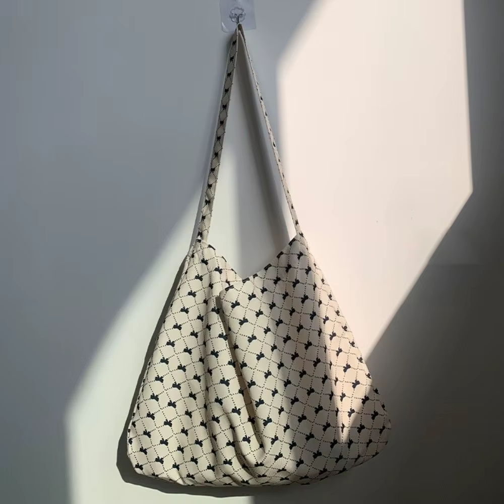 Bolso de hombro bandolera con estampado leopardo – Gran capacidad y diseño floral - imagen 4