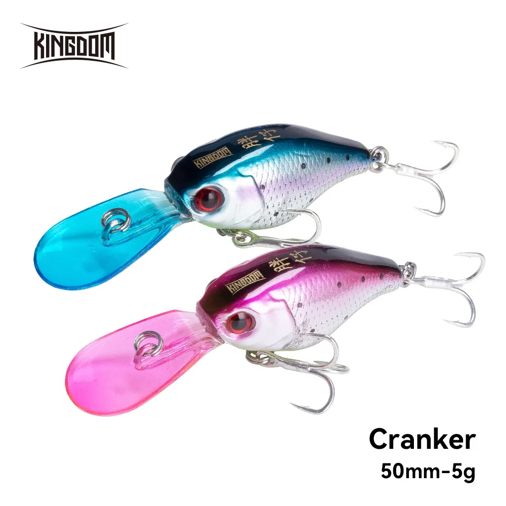 Kingdom Crankbait de hundimiento lento para lubina, señuelo duro - imagen 2