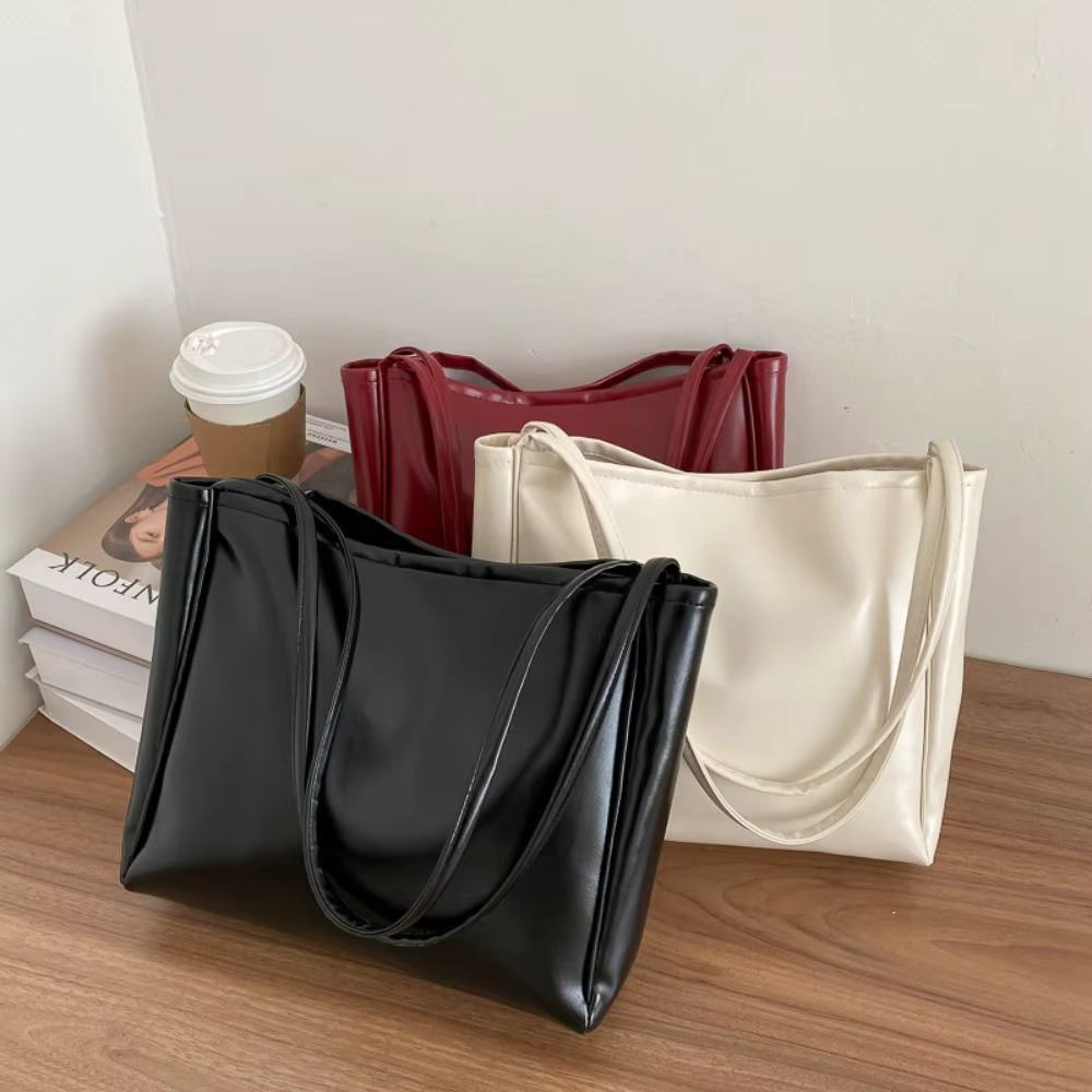 Bolso Tote de PU para Mujer – Bandolera de Gran Capacidad - imagen 3