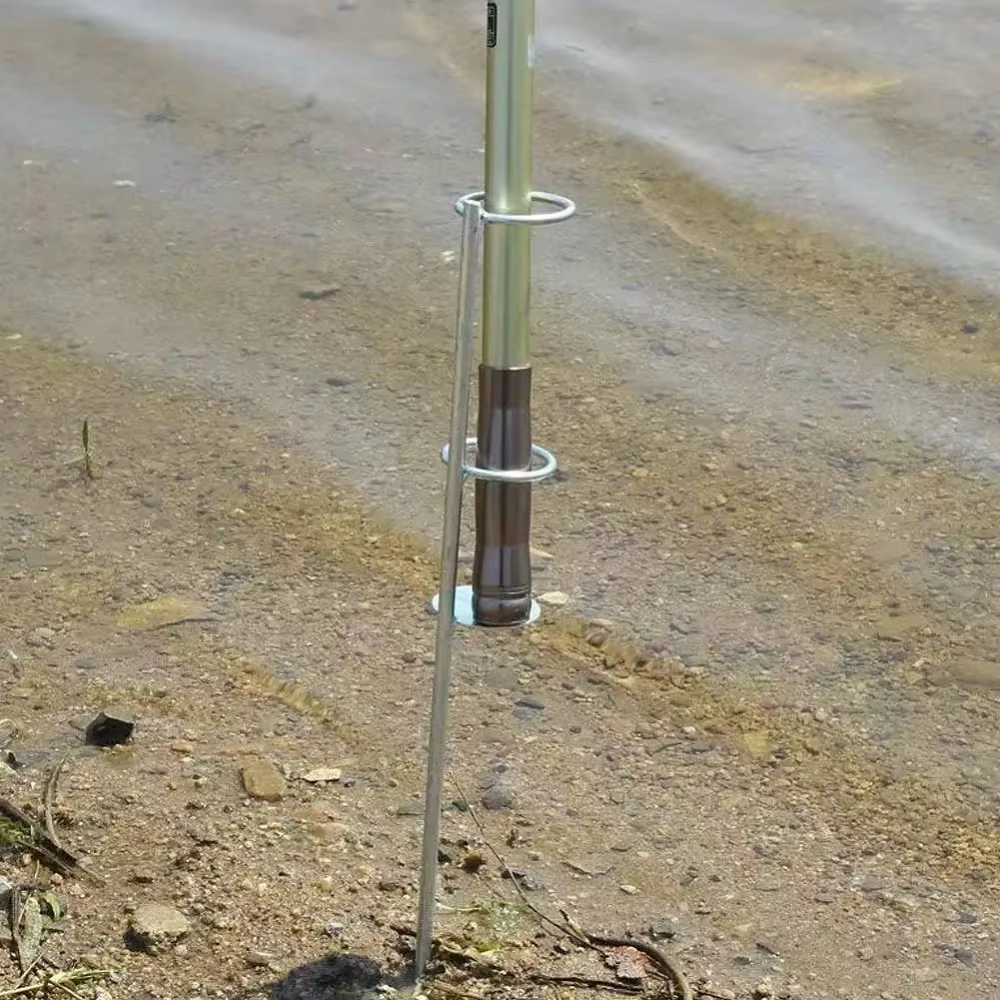 Soporte Circular Doble de Cañas – Montaje en Suelo Rápido - imagen 5