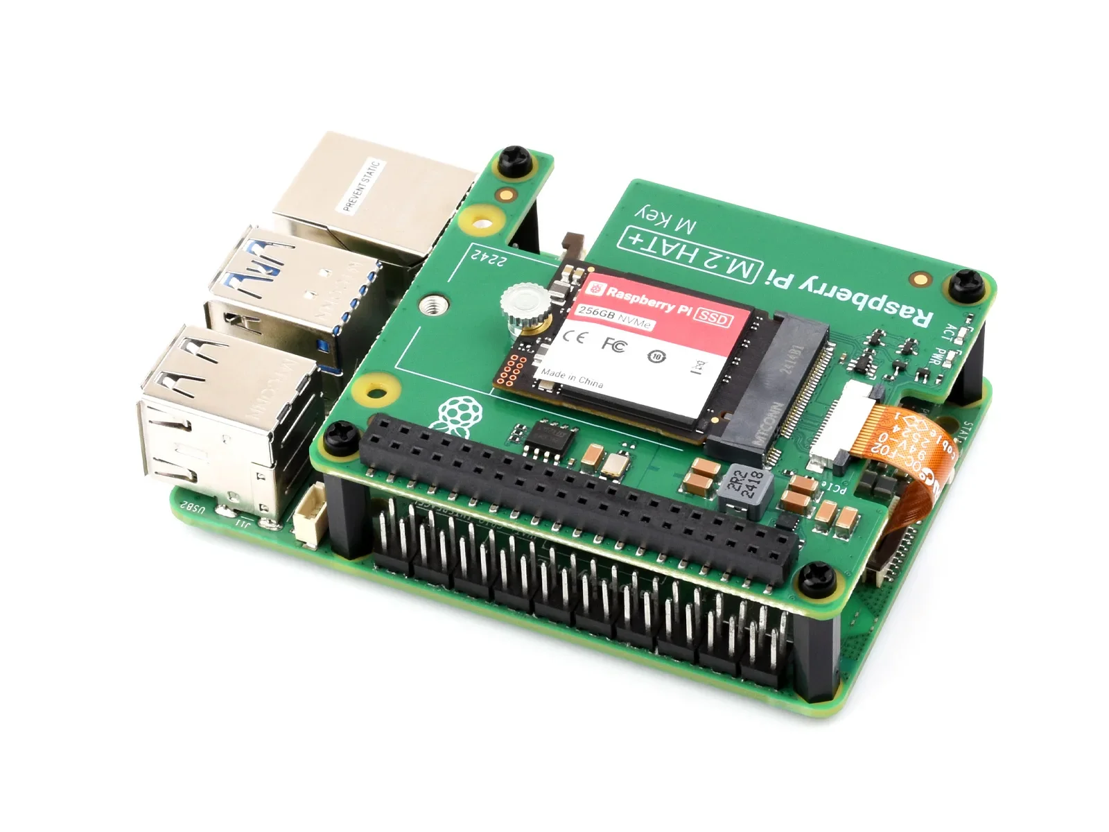 Raspberry Pi SSD M.2 Kit oficial, alto rendimiento NVMe PCIe compatible - imagen 2