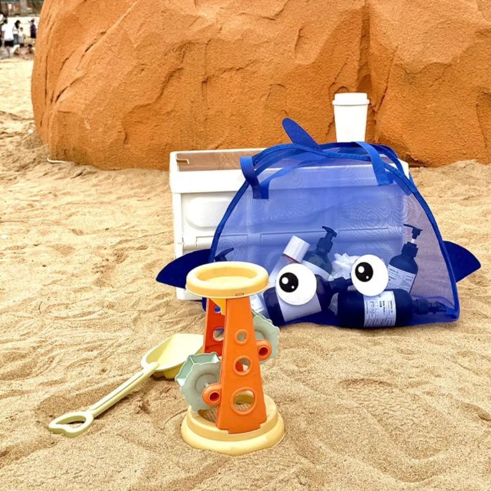 Bolsa de malla playa ligera con asas para baño y accesorios - imagen 3