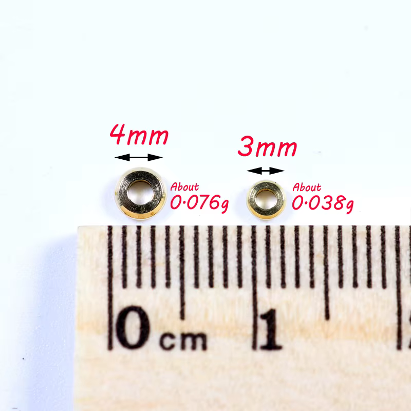 Bimoo Collar Bola Latón para Atado de Moscas - imagen 5