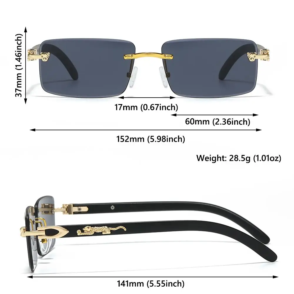 Detalle de las lentes y la estructura ligera
