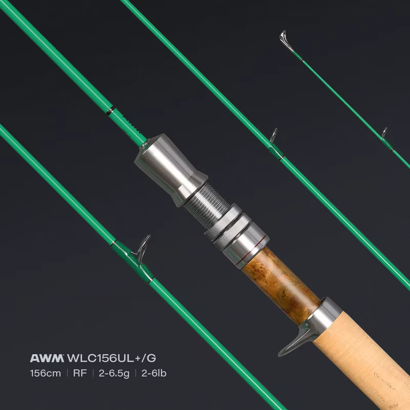 AWM Forest Casting – Caña de pescar carbono 4 secciones - imagen 5