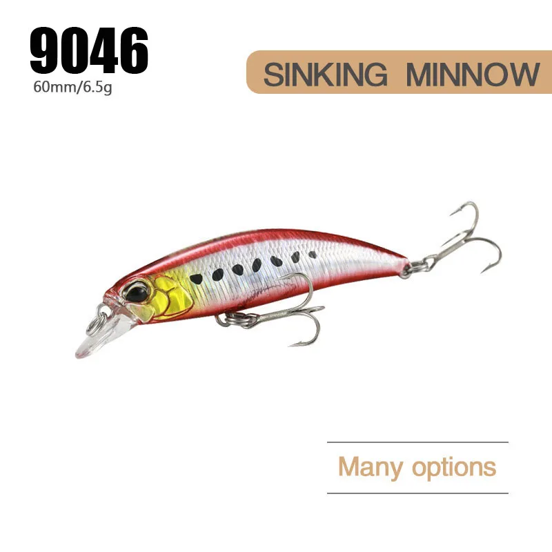 Señuelo minnow hundimiento para pesca en río