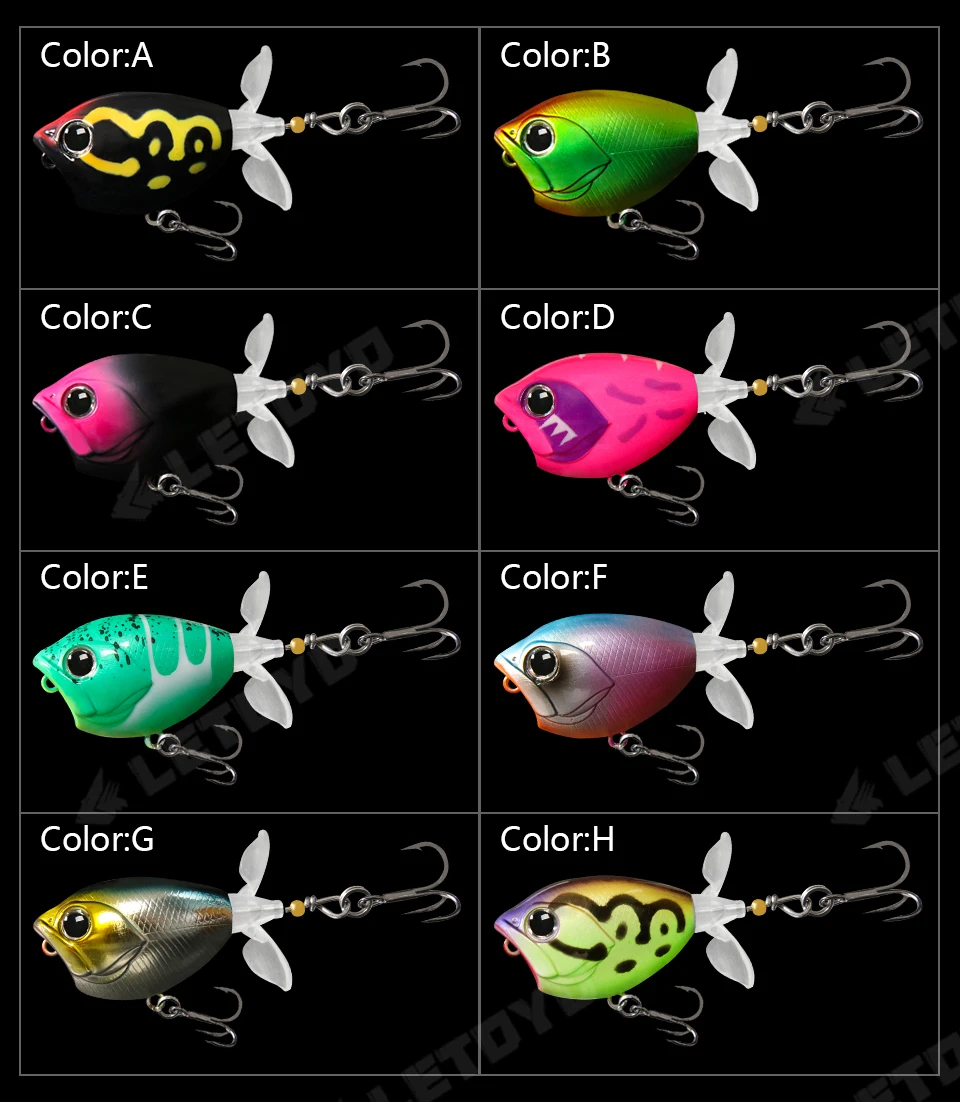 Señuelo en entorno de pesca