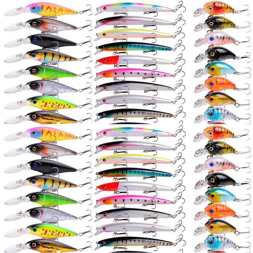 Crankbait flotante artificial – Señuelos biónicos para pesca