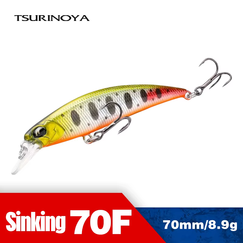 Señuelo Swimbait Duro Tsurinoya DW75 – Ideal para Lubina y Trucha - imagen 3