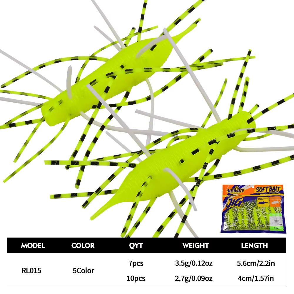 Caterpillar Sunlure – Carnada suave de gusano para lubina y atún