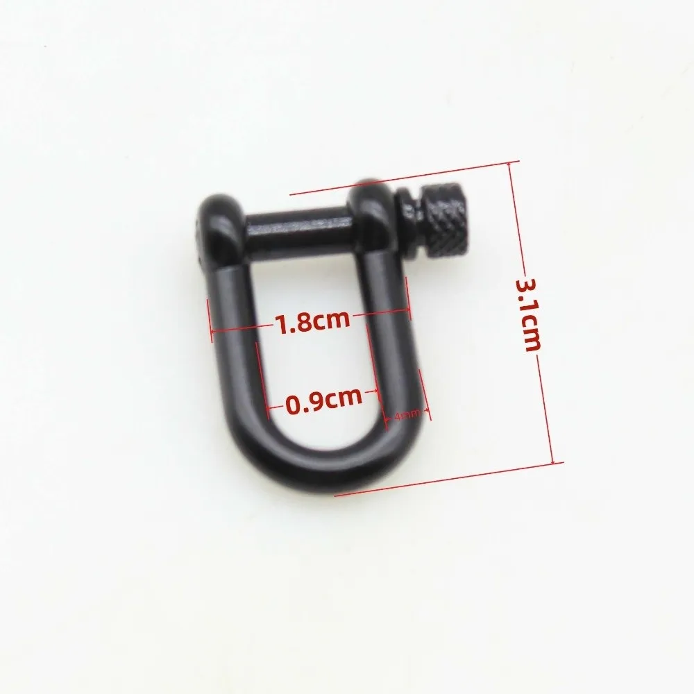 Grillete en forma de O para pulseras de supervivencia de zinc - imagen 2