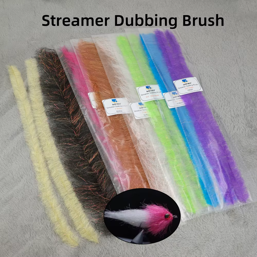 Wifreo Flash Brush – Hackle Sintético Atado Moscas Agua Salada