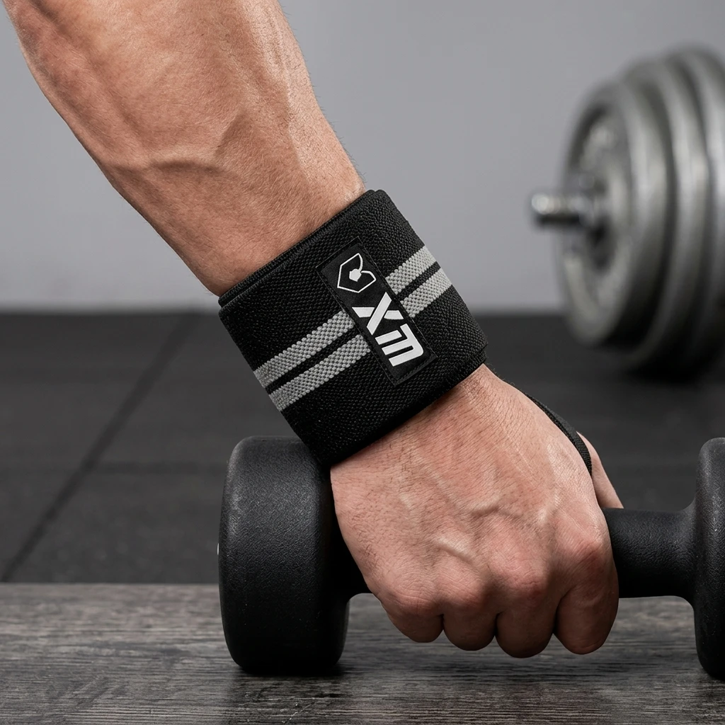 Muñequeras de entrenamiento con soporte reforzado para levantamiento - imagen 4