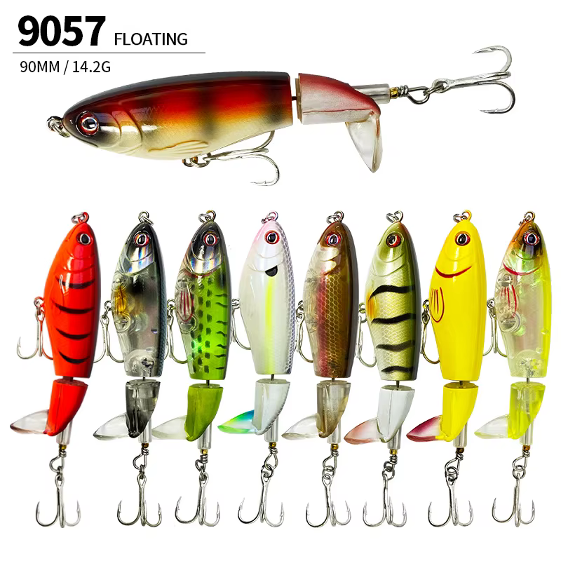 Señuelo cola giratoria Whopper Plopper 90 mm para lubina - imagen 4