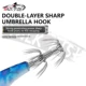 WALK FISH Señuelo de madera para pulpo con anzuelo jigging - imagen 3