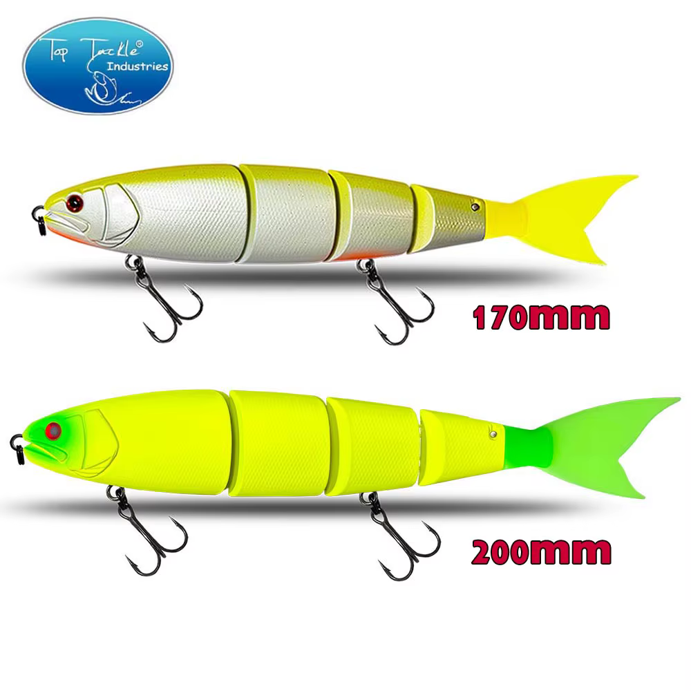 Señuelo articulado lucio 170-200mm – Flotante hundimiento