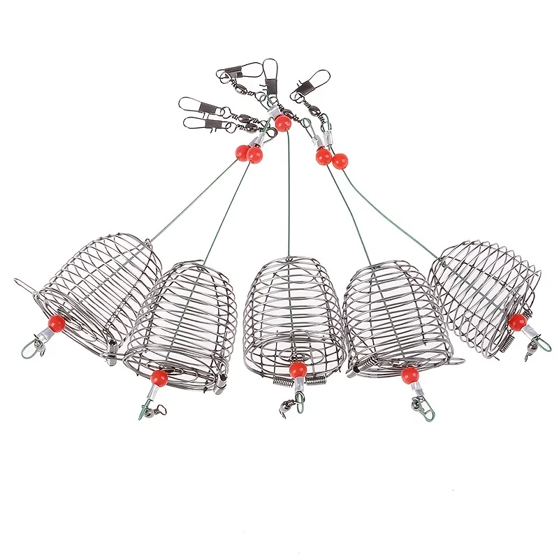 Jaula de cebo acero inoxidable – Accesorio pesca - imagen 4