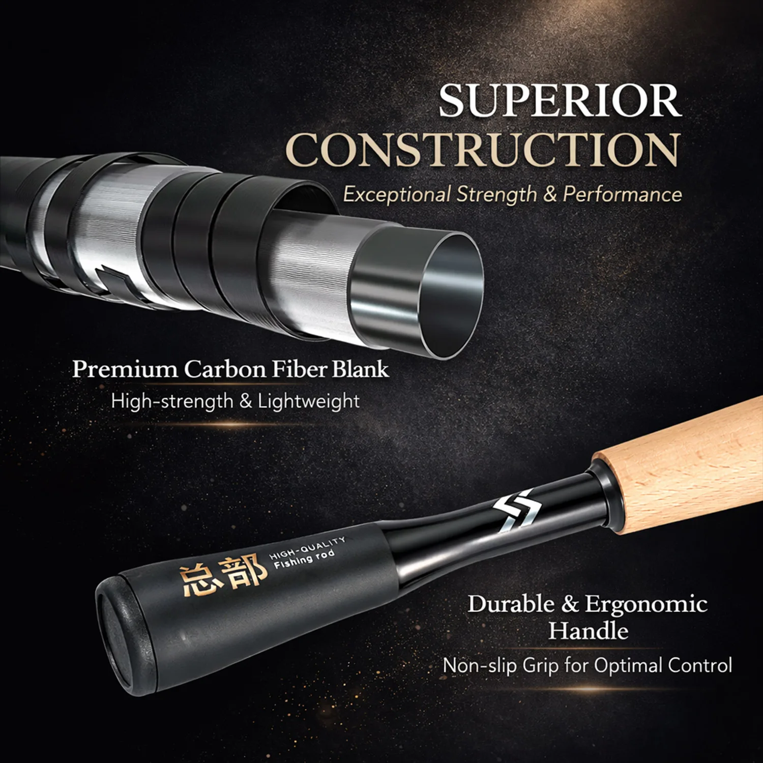 Sougayilang Combo caña y carrete de carbono 7-14lb – 5.2:1 para lubina - imagen 3
