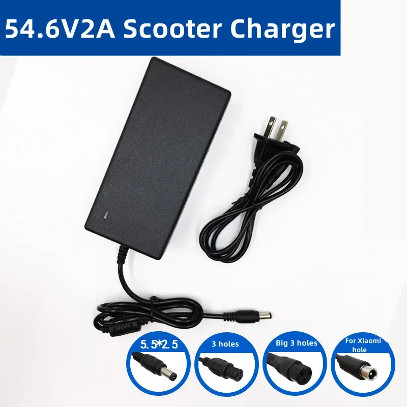 Cargador de litio 54,6V 2A con enchufe europeo