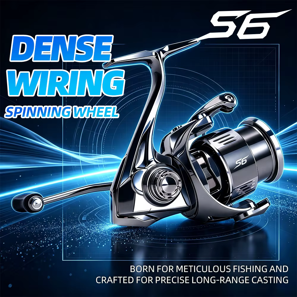 Carrete Spinning FishingFans S6 8kg – Resistente corrosión agua salada - imagen 5