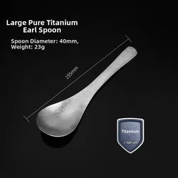 Cuchara de titanio para pesca en hielo Flor de cristal