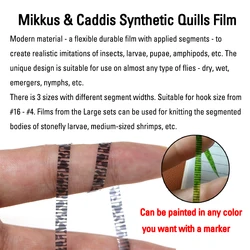 Cinta elástica ICERIO Mikkus y Caddis – Montaje de moscas